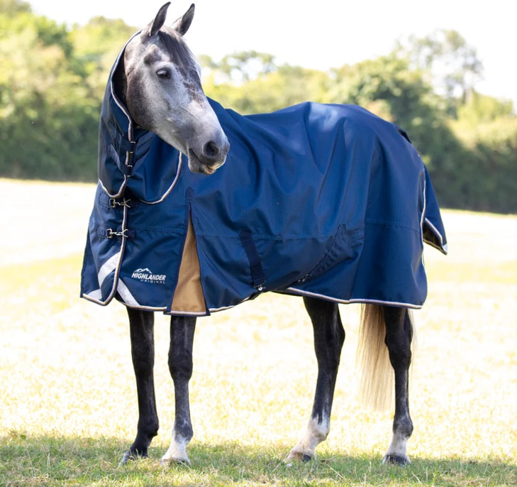 Highlander Plus Lite Combo Turnout Rug Navy
