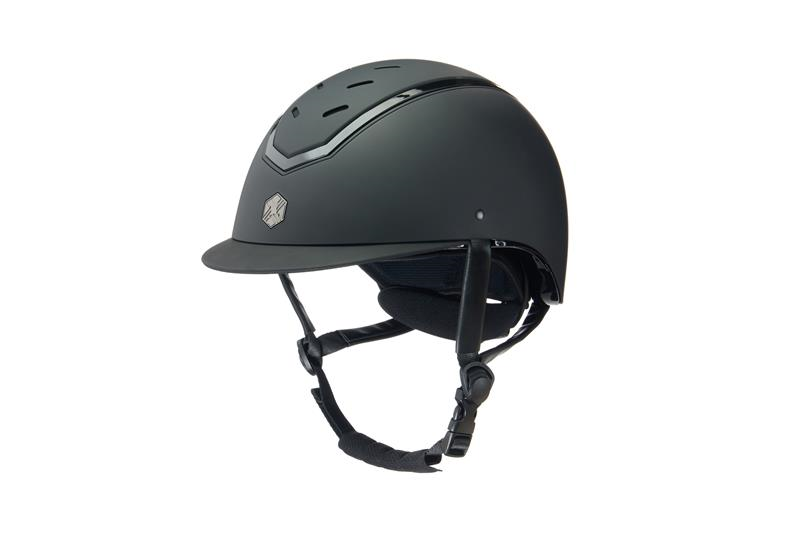 Charles Owen Kylo Riding Hat - Black Matt/Gloss
