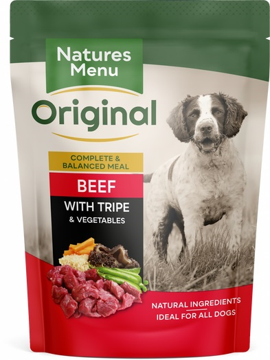 Natures Menu Pouch Beef & Tripe 300g