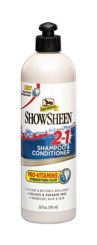 Absorbine ShowSheen 2 in 1 Shampoo & Conditioner 591ml