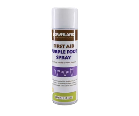 Downland First Aid Purple Foot Spray 500ml