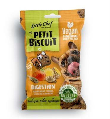 Little Chef Petit Biscuit-Digestion Vegan Treats for Dogs