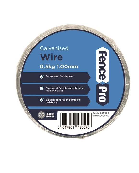 Galv Wire 1mm 0.5kg