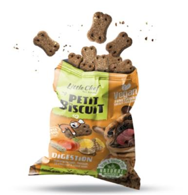 Little Chef Petit Biscuit-Digestion Vegan Treats for Dogs