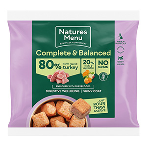 Natures Menu Complete & Balanced 80/20 Turkey 1kg