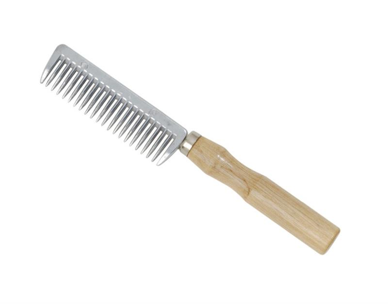 Shires Mane Comb Wood Handle