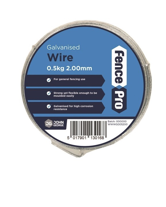 Galv Wire 2mm 0.5kg