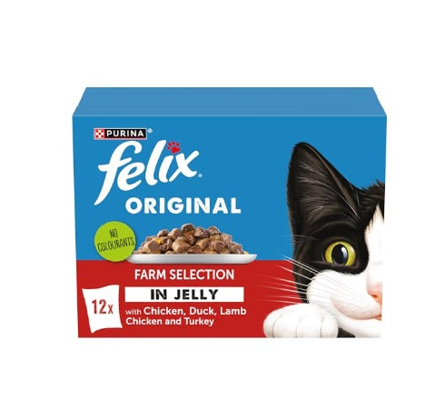 Felix Mixed Farm Selection Pouch Selection in Jelly