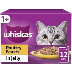 Whiskas Poultry Feasts 12 x 85g Pouches
