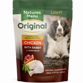 Natures Menu Pouch Light Chicken & Rabbit 300g