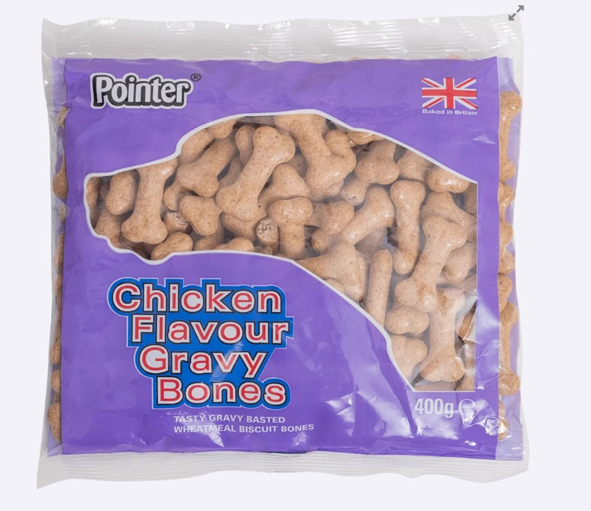 Pointer Chick Gravy Bones 400g