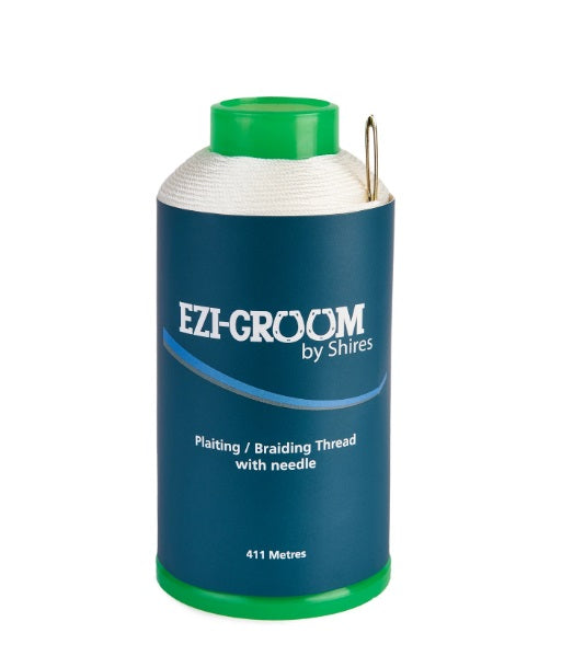 EZI- GROOM Plaiting Thread Reel White