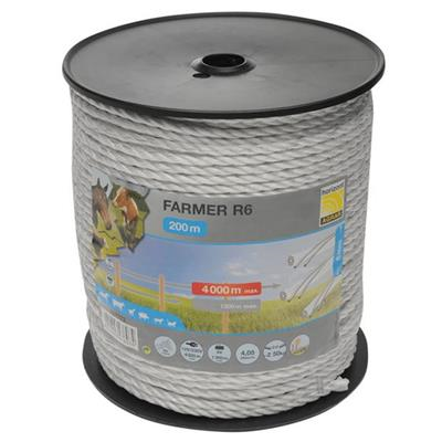 Horizont Electric Fence Rope Farmer R6 200m