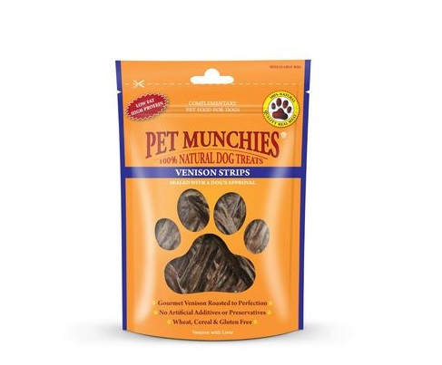 Pet Munchies Venison Strips 75g