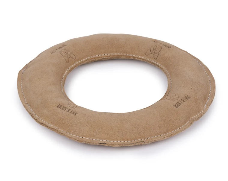 Digby & Fox Leather Frisbee Toy