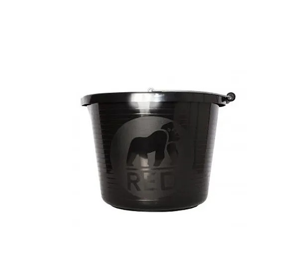 Red Gorilla Premium Black Bucket 15L