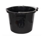 Red Gorilla Premium Black Bucket 15 Litres