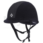 Charles Owen YR8 Riding Hat - Sparkly Black