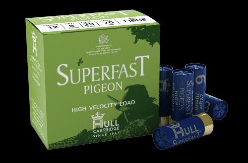 Hull Superfast Pigeon 12 gauge 6's 29g Plastic box of 25