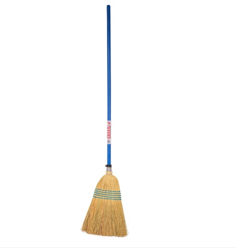 Red Gorilla Corn Broom Blue 120cm