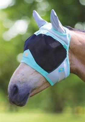 Flyguard Fly Mask Airmotion with Ears Aqua