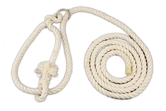 Cotton Cattle Halter Natural With Ring