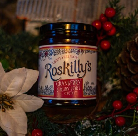 Roskilly's Cranberry & Ruby Port Chutney 300g