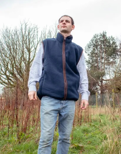 Perf Fleece Gilet Navy
