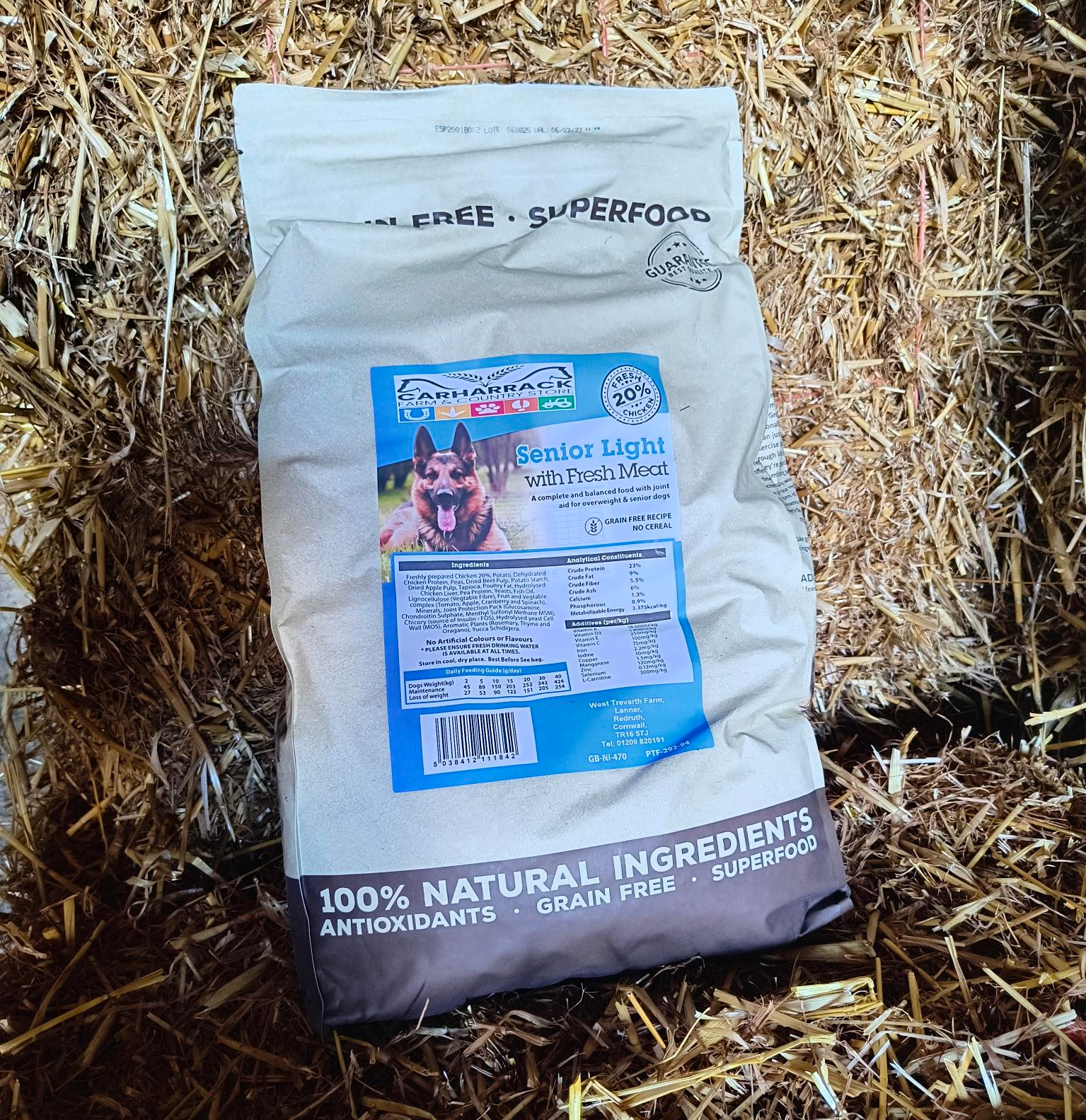 Carharrack Senior Light Grain Free with Joint Aid 12kg
