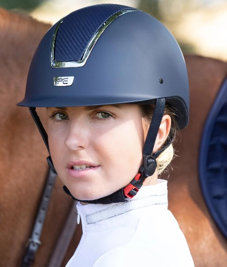 Premier Equine Centauri Horse Riding Hat Navy Midnight Medium (55-57cm)