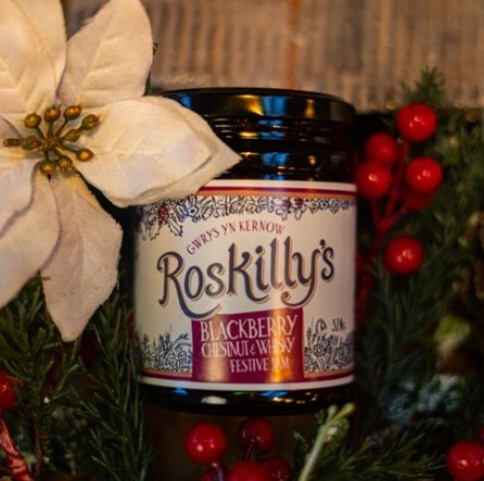 Roskilly's Blackberry, Chestnut and Whiskey Jam 360g