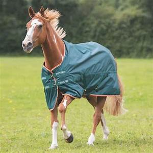 Shires Typhoon Lite Turnout Rug - Green