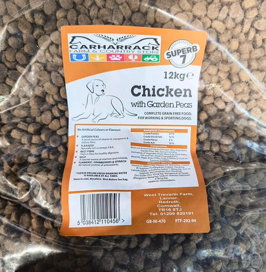 Carharrack Chicken & Garden Peas 12kg