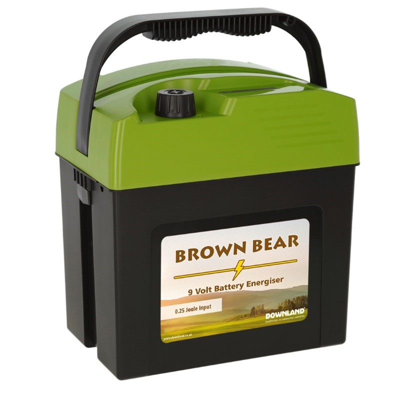 Downland Brown Bear 9 Volt Energiser