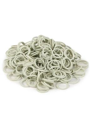Shires Plaiting Bands Tub (Approx 1000) White