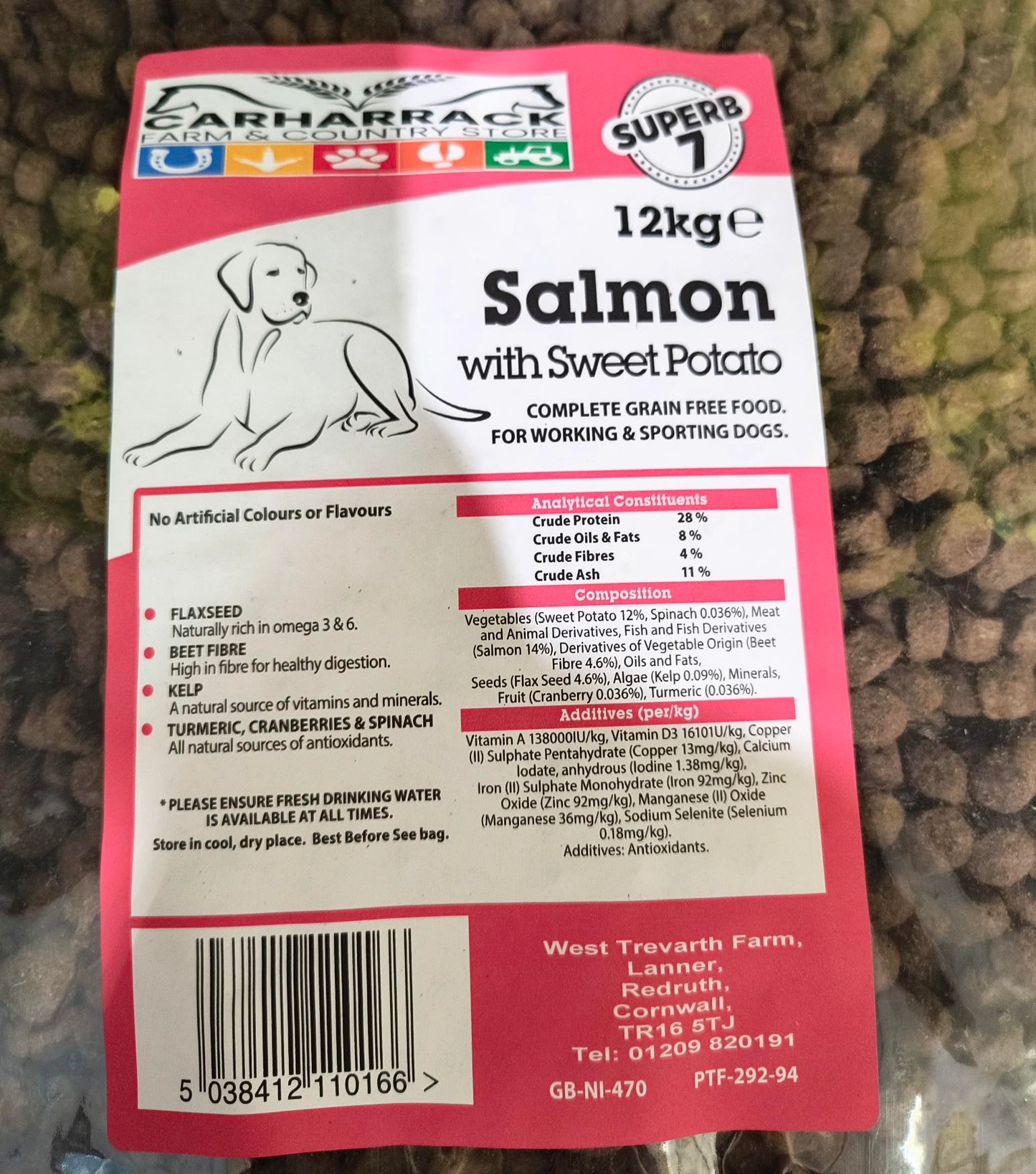 Carharrack Salmon & Sweet Potato 12kg