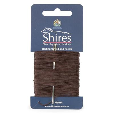 Shires Plaiting Thread Brown