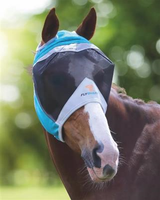 Flyguard Fly Mask with Earhole Teal