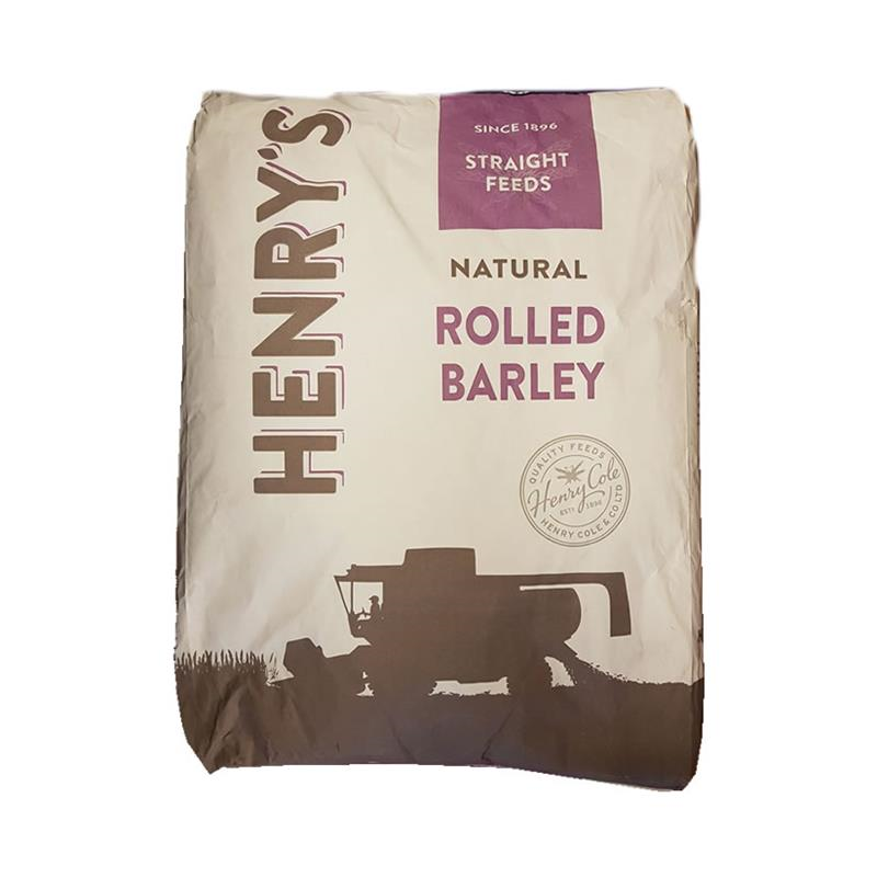 Henrys Natural Rolled Barley 20kg