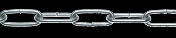 Eliza Tinsley 4mm Galvanised Long Link Chain 1 metre length