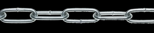 Eliza Tinsley 4mm Galvanised Long Link Chain 1 metre length
