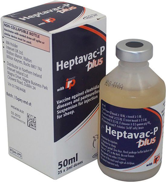 Heptavac P Plus 50ml - Collection or local delivery only.