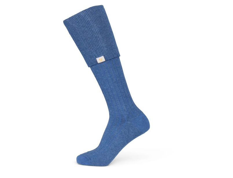 Aubrion Cottonwood Boot Socks Blue