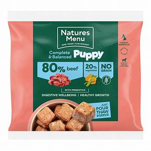 Natures Menu Complete & Balanced 80/20 Puppy Beef 1kg