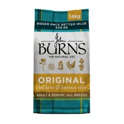 Burns Adult & Senior All Breeds Chicken & Brown Rice 14kg