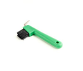 Shires Ezi Groom Hoof Pick/Brush Lime