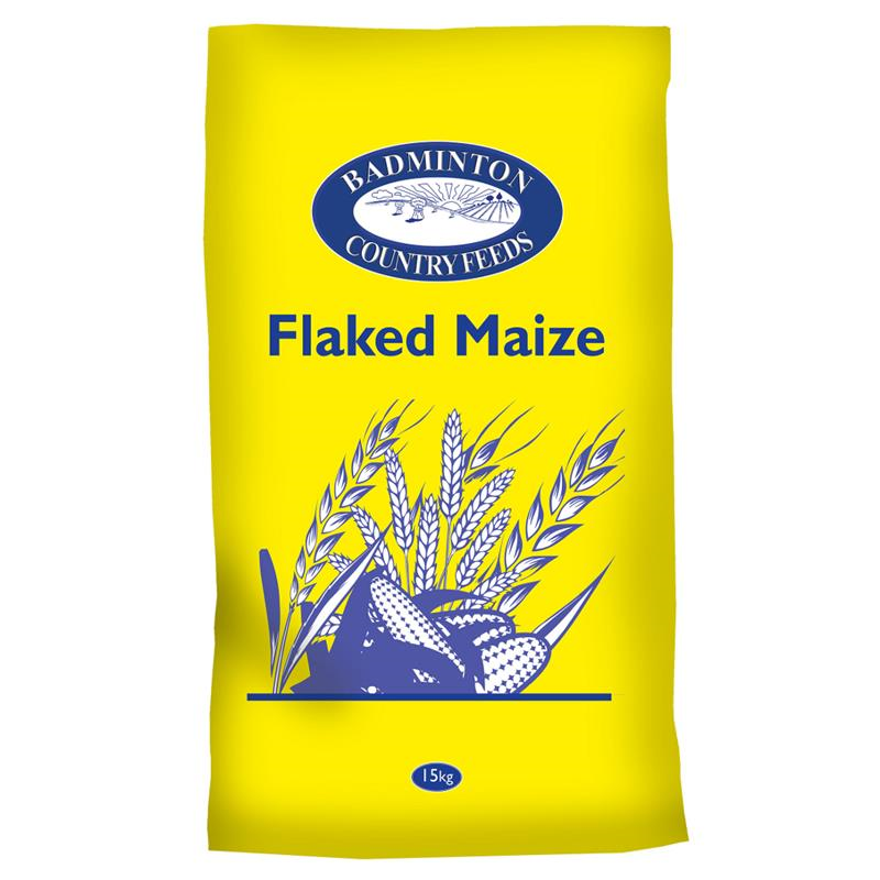 Badminton Feeds Flaked Maize 15kg
