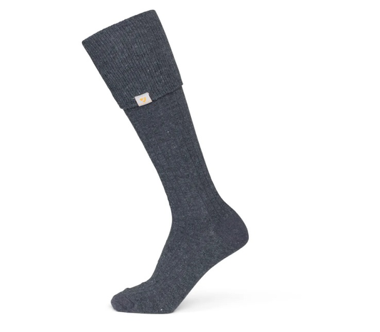 Aubrion Cottonwood Boot Socks Dark Grey