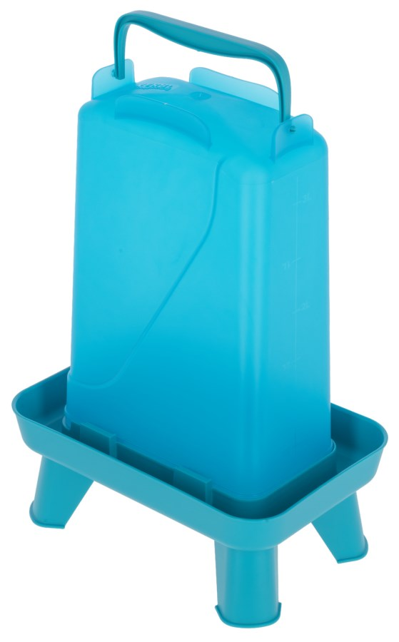 Poultry Drinker With Feet 5.5 Litre Blue