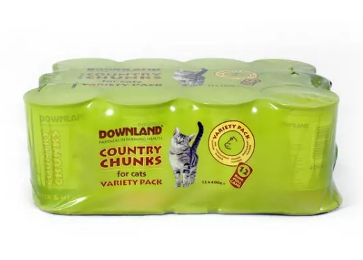 Downland Country Chunks Cat 12x400g